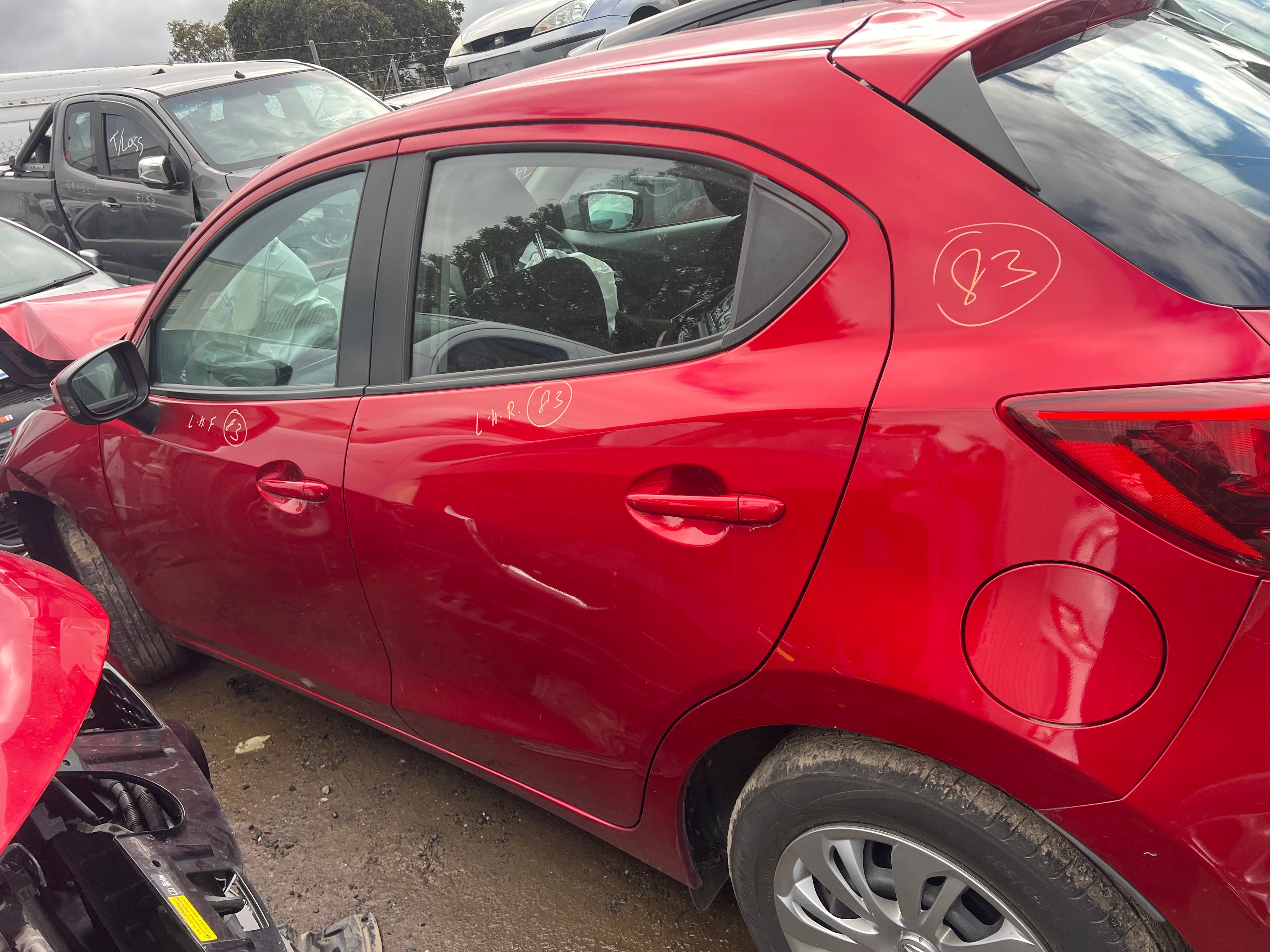 We wrecking Mazda 2 2015 please call us if you need any parts thanks.